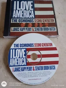 2000 I LOVE AMERICA THE OSMONDS CD der zweiten Generation - Bild 1 von 2