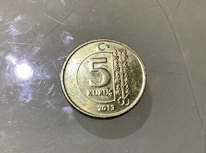 Turkey Turkiye 5 Kurus 2015 Circulated - Picture 1 of 2