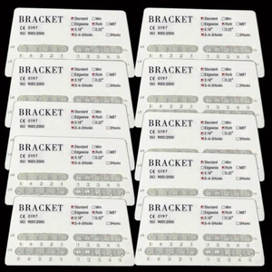 100packs Dental Orthodontic Standard MBT Hooks 345 022 Ceramic Bracket Braces  - Picture 1 of 12