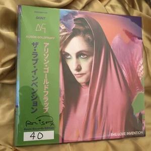 SIGNED LowNo. Alison Goldfrapp -Love Invention -Purple Vinyl Assai OBI.New. Flux - Picture 1 of 5