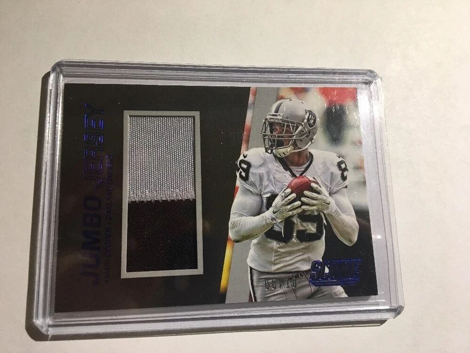 2016 Panini Score Jumbo Jerseys Amari Cooper Game Used Jersey Patch /10 Raiders! - Image 1 of 1