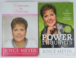 WOMAN TO WOMAN and POWER THOUGHTS by Joyce Meyer - Picture 1 of 10