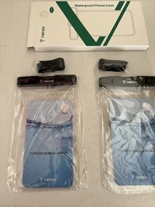 Yiweven Waterproof Phone Pouch IPX8 Universal Dry Bag Phone Protector 2-Pack - Picture 1 of 5