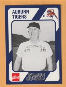 Wilbur Hutsell Auburn Tigers 1989 Card #129 Mobley Missouri Tigers 10Z - Picture 1 of 2