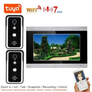 Monitor WIFI 7" Hogar Villa Puerta Sistema telefónico TUYA Aplicación Intercomunicador Visual Timbre - Imagen 1 de 14