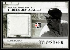  2011 ITG Heroes and Prospects Heroes Jerseys Silver #24 Eddie Murray 