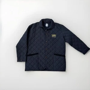 Breitling Italy Quilted Jacket Size XL Navy Quilted - Picture 1 of 12