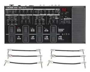 Boss ME-90 Guitar Multi-Effects Pedal + 2x Gator Patch Cable 3 Pack - Picture 1 of 3