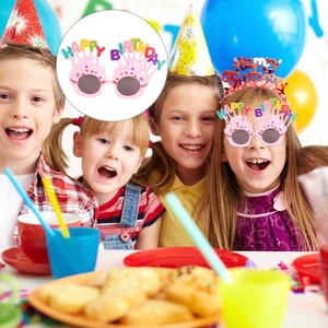 Birthday Cake Glasses Child Party Funny Photo Props Eyeglass Happy Eyeglasses - Foto 1 di 12