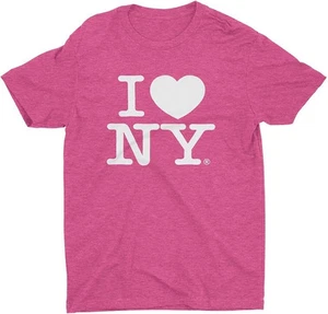 Men's I Love NY Officially Licensed Adult Unisex Tees (White) - Picture 1 of 12