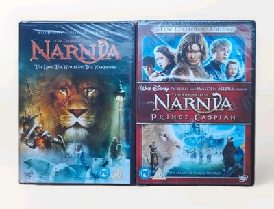 The Chronicles of Narnia DVD C.S Lewis Film Adaptations 2 Film Set New & Sealed - Image 1 of 4