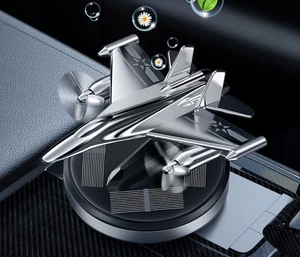 Solar Power Auto Car Rotate Aroma Air Freshener Perfume Diffuser Home Decor - Picture 1 of 9