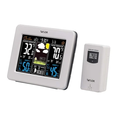 Wireless Digital Deluxe Color Weather Station Forecaster - Image 1 of 4