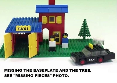 LEGO Set 368 Taxi Station Livery Cab Stand Legoland Vintage - Image 1 of 4