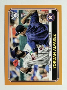 2020 Topps Big League Orange #123 Yordan Alvarez - Picture 1 of 2