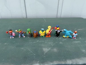 Sesamstraße Figuren Muppets inkl. Applause 80er Jahre PVC Konvolut 9 große Vögel, Elmo... - Bild 1 von 7