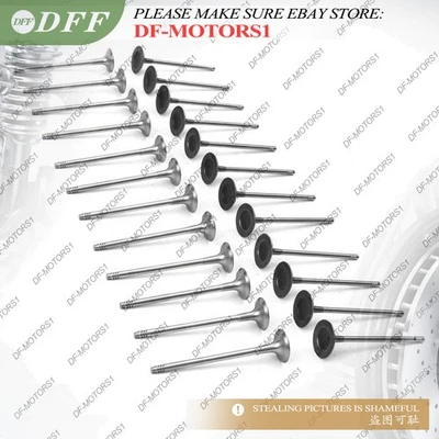 Válvulas de entrada e saída para Mercedes-Benz C250 W205 W212 C117 M274 M270 1.6 2.0 - Imagem 1 de 4