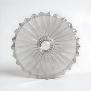 Rosenthal Blossom 12" Hand Cut Lead Crystal Bowl, Signed Germany, Vintage Decor - Picture 1 of 3