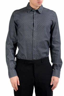 Camisa de vestir de pana manga larga Dolce & Gabbana "dorada" para hombre talla 15 15,5 15,75 Foto 1 de 4