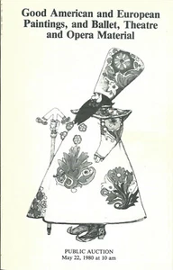 PB BALLET THEATRE OPERA COSTUME DESIGN Makowsky Westchiloff Paintings Catalog 80 - Picture 1 of 1