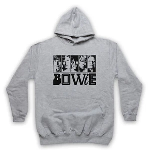 DAVID BOWIE LEGEND TRIBUTE ZIGGY ALADDIN ADULTS UNISEX HOODIE - Picture 1 of 11