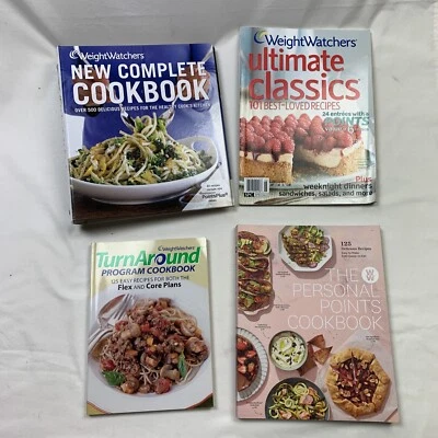 Weight Watchers WW Hardcover Binder Cookbook + 3 Paperback Book Lot Recipes Meal Foto 1 de 4