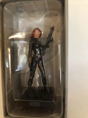 Black Widow #72 hand-painted Eaglemoss Classic Marvel Lead Figurine!  Fig + Mag Foto 1 de 3