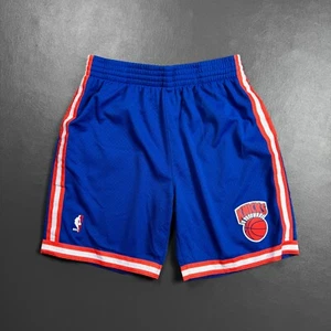 100% Authentic 91 92 New York Knicks Mitchell & Ness Shorts Size L 44 Mens - Picture 1 of 5