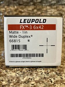 Leupold FX-3 6x42