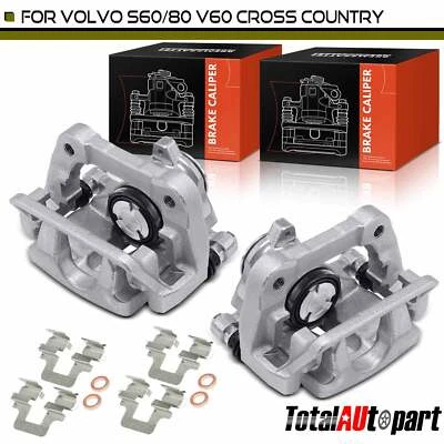 2x Pinza de freno de disco con soporte para Volvo S60/80 V60 Cross Country XC60 trasero Foto 1 de 4