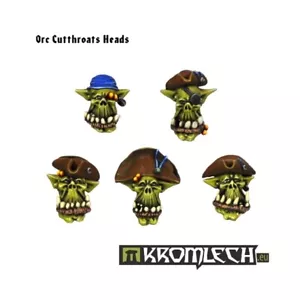 Kromlech Orc Cutthrroats Heads Brand New KRCB105 - Picture 1 of 2