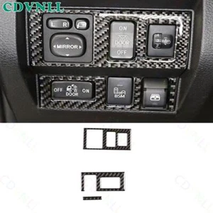 For Toyota Tundra 14-2021 Real Carbon Fiber Headlight Switch Control Cover Trim - Picture 1 of 3
