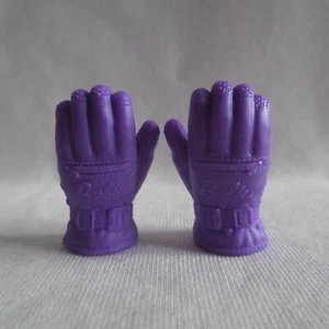 NUEVO Barbie Deportes de Invierno Para Muñeca Esquiador Alpino Guantes Púrpura ~ Ropa - Imagen 1 de 2
