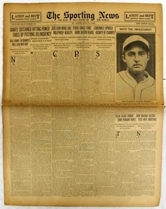 REVISTA DE BÉISBOL NOTICIAS DEPORTIVAS 1927 ORIGINAL 5 5 1927 - Imagen 1 de 4
