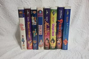 DISNEY VHS - Heidi, Beauty, Space, Dumbo, Aladdin, Jungle, Pinocchio, Mermaid - Picture 1 of 4