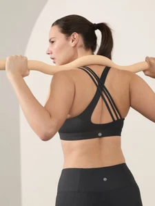 Athleta Train Free Black Sports Bra Women's MEDIUM - Picture 1 of 12
