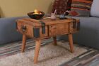 Solid Wood Coffee Table Chest Box Woods Side Table Sofa Vintage Style