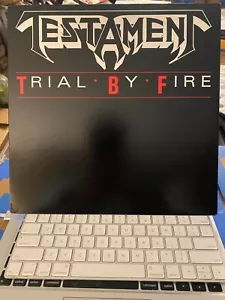 Testament *Trial By Fire *12" single *record *NM-/NM *1988 *Megaforce *0-86595 - Picture 1 of 9