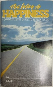 The Way To Happiness 1989 Book L Ron Hubbard Scientology PreownedBookCom  - Picture 1 of 8
