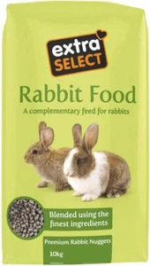 Extra Select - Rabbit Food Pellets - Small Animal Nuggets Feed - 10kg - Picture 1 of 3