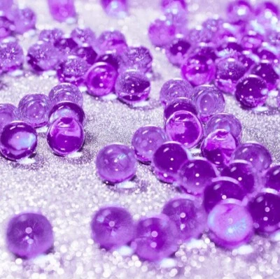 Purple Water Gel Decorative Beads - Image 1 of 4