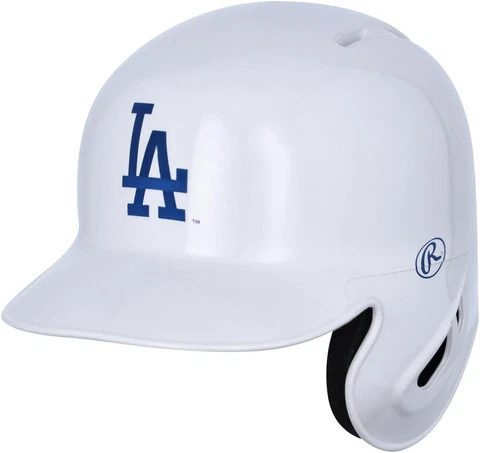 Los Angeles Dodgers Rawlings Alternative Chrome Mini Batting Helmet Cover