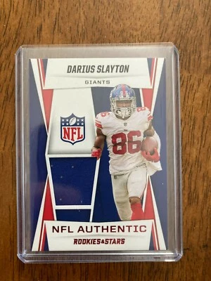 DARIUS SLAYTON 2021 ROOKIES & STARS NFL Authentic RELIC New York Giants - Image 1 of 2