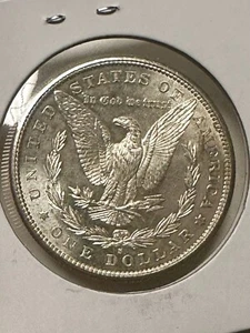 1881 - 1 $ Morgan Silber Dollar - MS - keine Gebrauchsspuren PQ Münze & Wagenrad Glanz - Bild 1 von 7