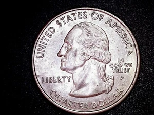 2003 P MAINE State Quarter - Die Chip Filled "B" in Liberty - Picture 1 of 3
