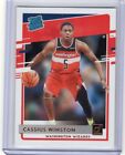CASSIUS WINSTON 2020-21 Donruss RATED ROOKIE #249 - ROOKIE CARD - WIZARDS. rookie card picture