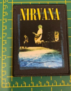 NIRVANA STAGE JUMP PRINTED SEW ON PATCH OFFICIALLY LICENSED PATCH - Picture 1 of 7