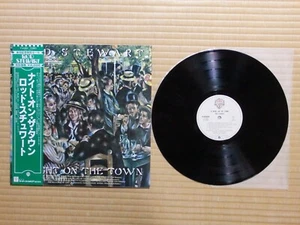 Rod Stewart – A Night On The Town P-6548W Japan Insert Obi NM - Picture 1 of 7