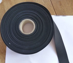 Gummiband 40mm schwarz - stabil - VE 3 Meter - mit Mengenrabatt - Bild 1 von 2