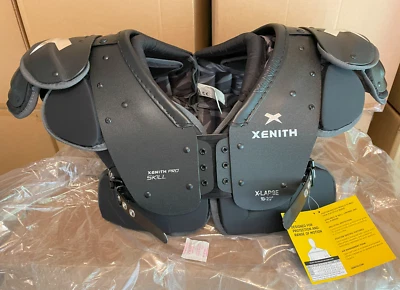 XÉNITH NEW Xenith Pro Varsity Adult Skill Position Football Shoulder Pads XL XLARGE